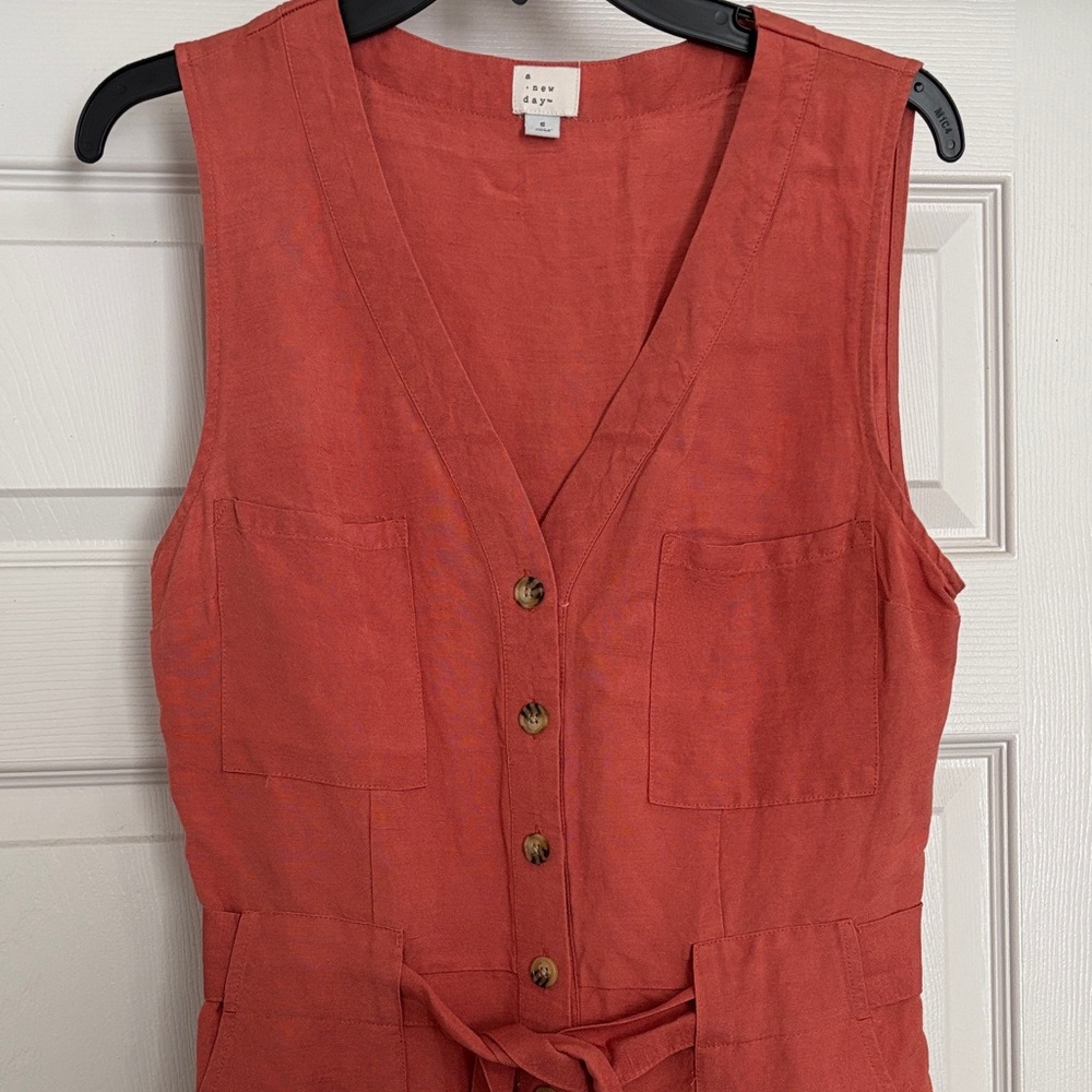 a new day Rust Jumpsuit